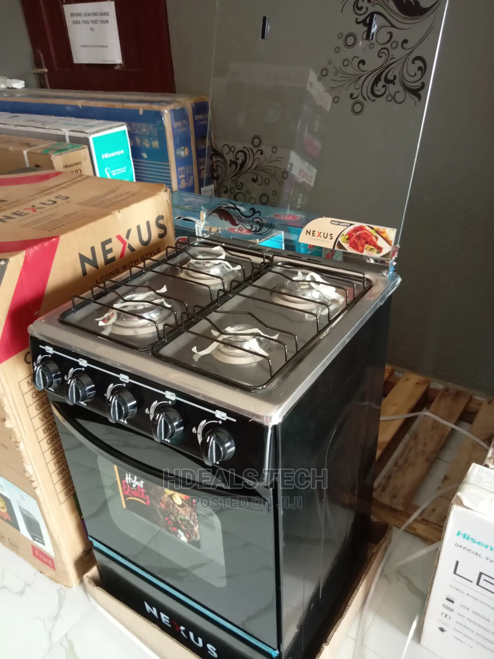 Original Nexus 50x50 Standing Gas Cooker [NX-5055].