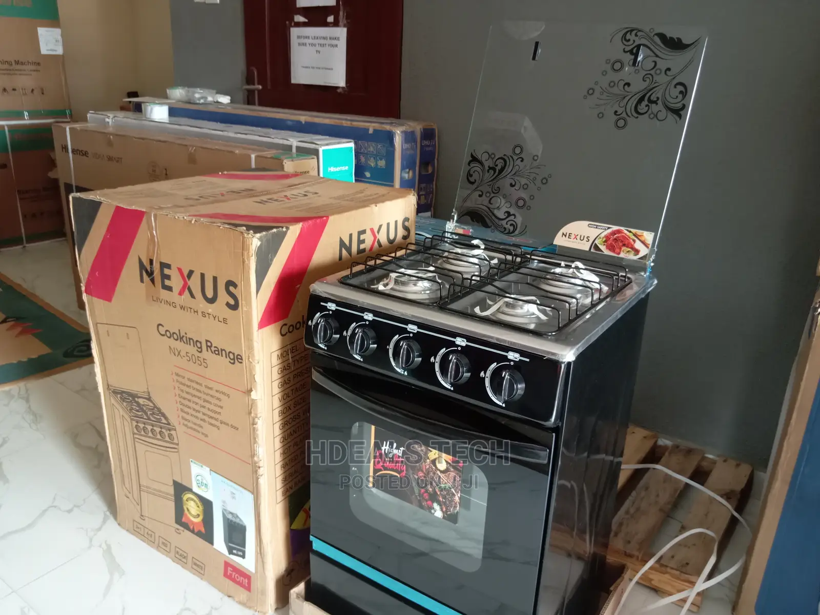 Quality 50x50mm Nexus Gas Cooker, NX-5055.
