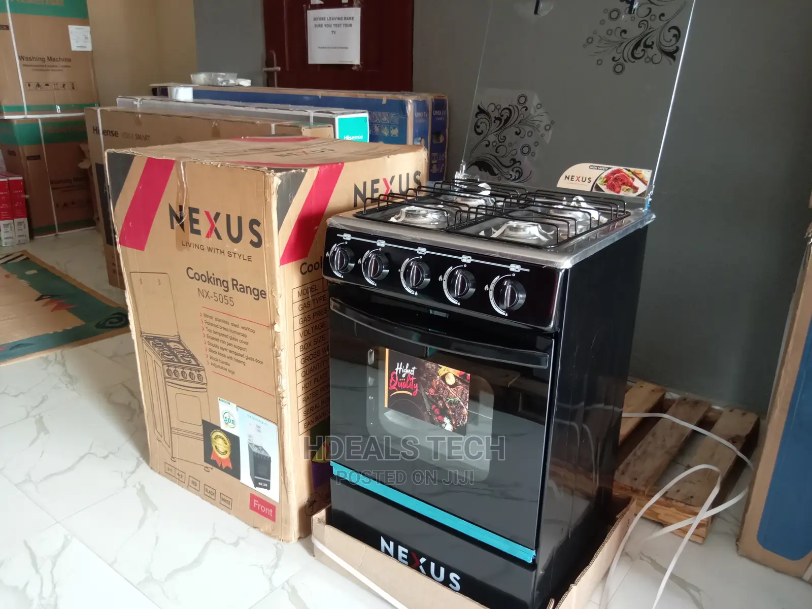 Best 50x50mm Nexus Gas Cooker, NX-5055.