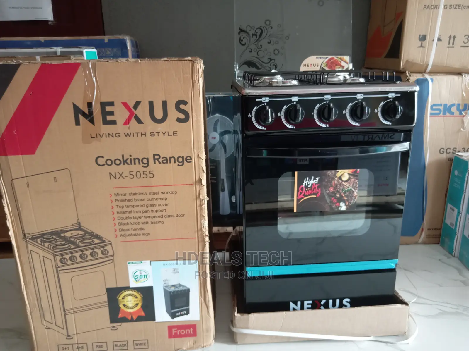 Brand New 50x50mm Nexus Gas Cooker, NX-5055.