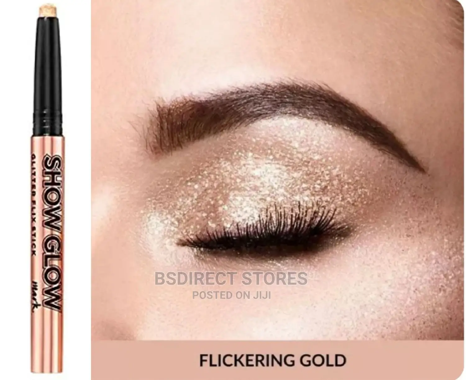 Avon Show Glow FLICKERING GOLD Glitter Flix Eyeshadow Stick
