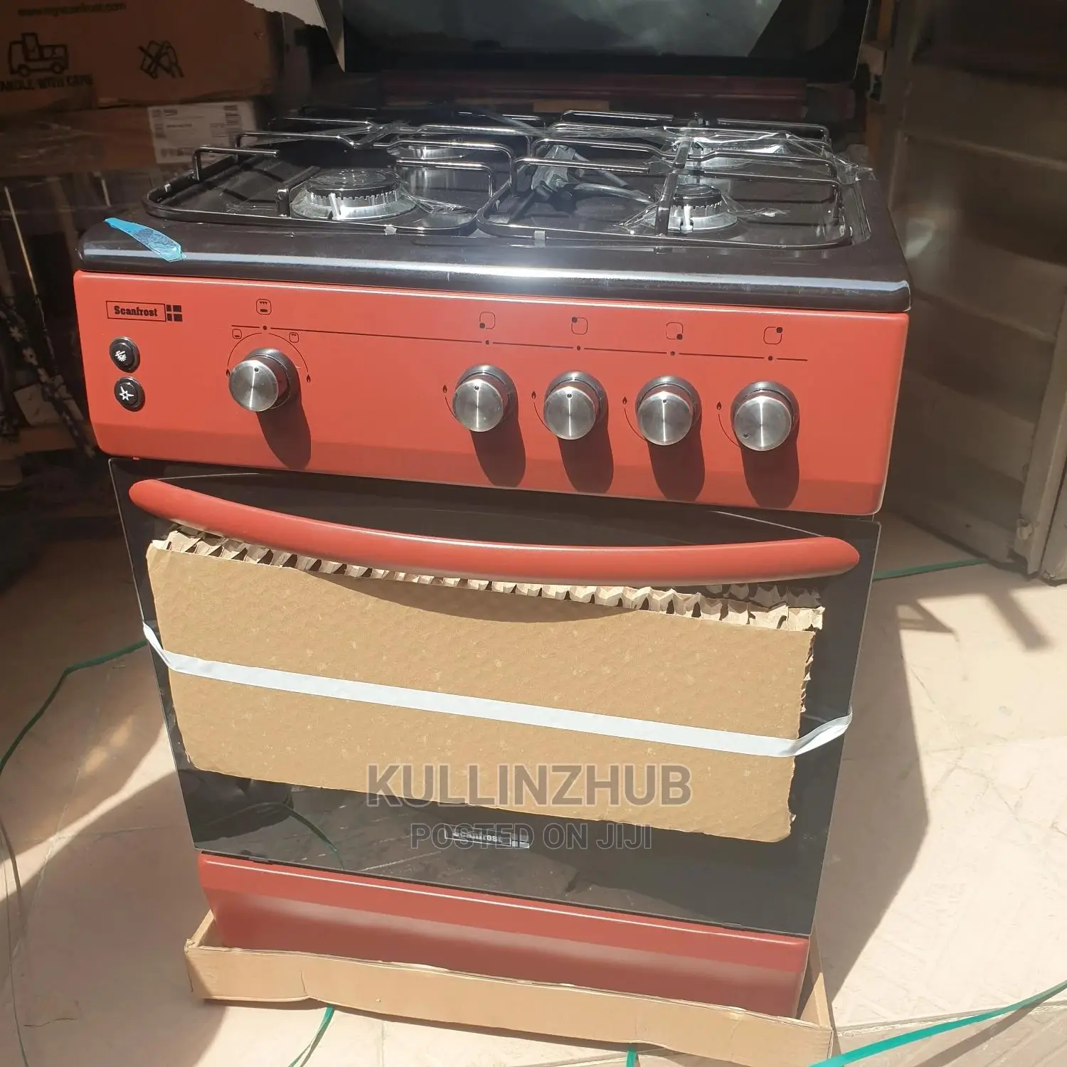 Scanfrost Premium Wide Body Gas Cooker 4 Gas - SFCK6402