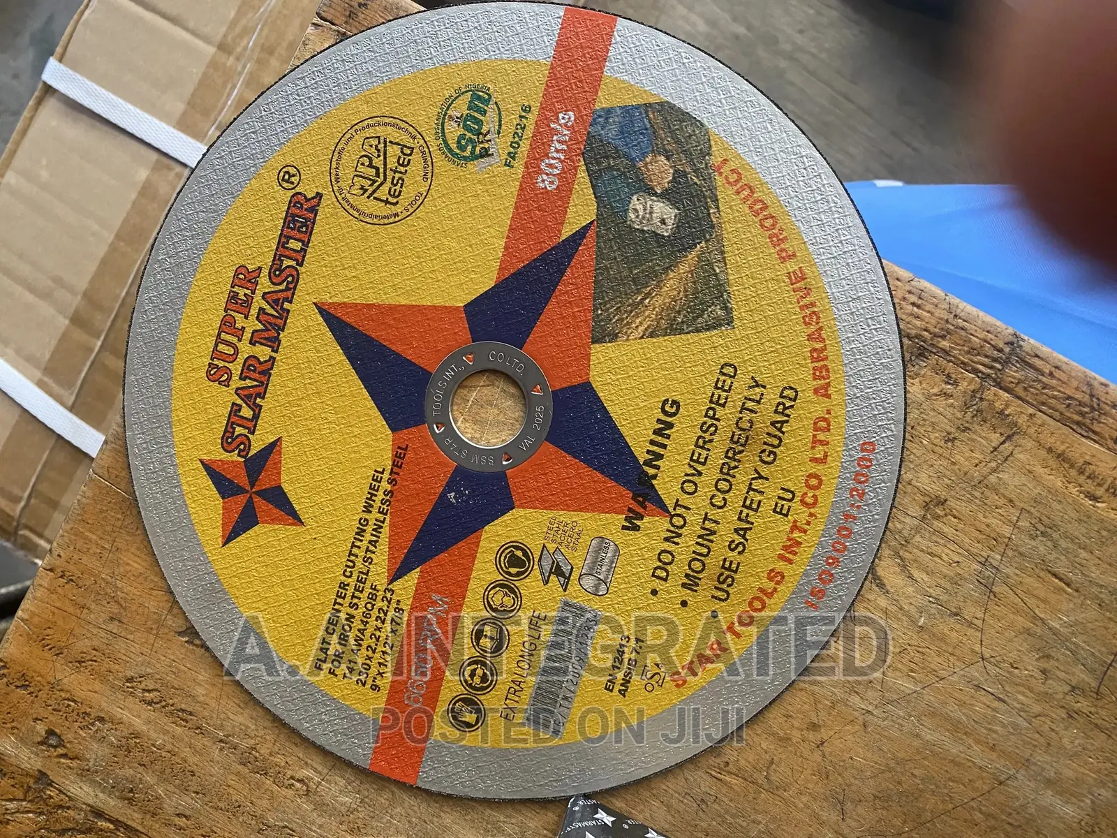 Quality Iron Cutting Disc 9”