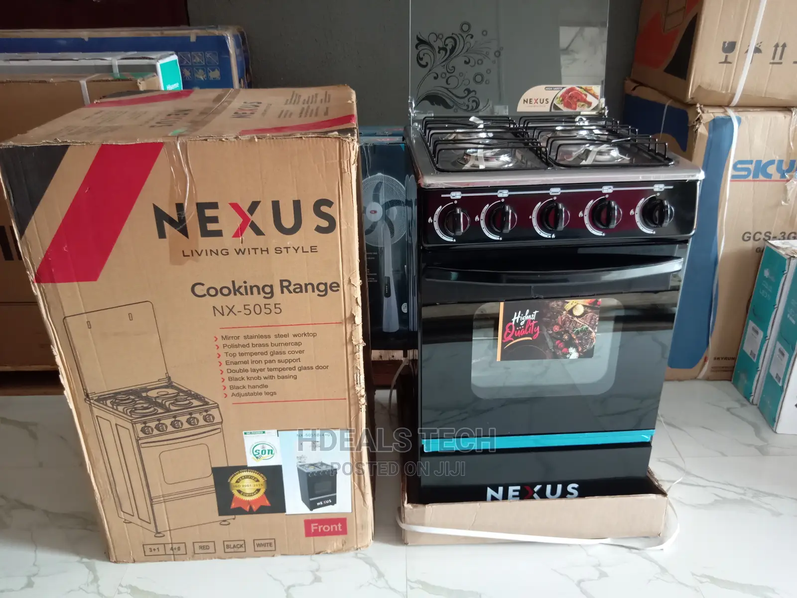 New 50x50mm Nexus Gas Cooker, NX-5055.