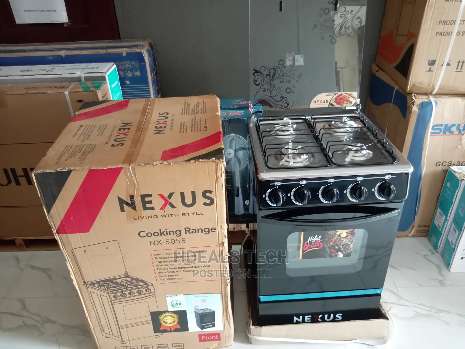 Latest 50x50mm Nexus Gas Cooker, NX-5055.