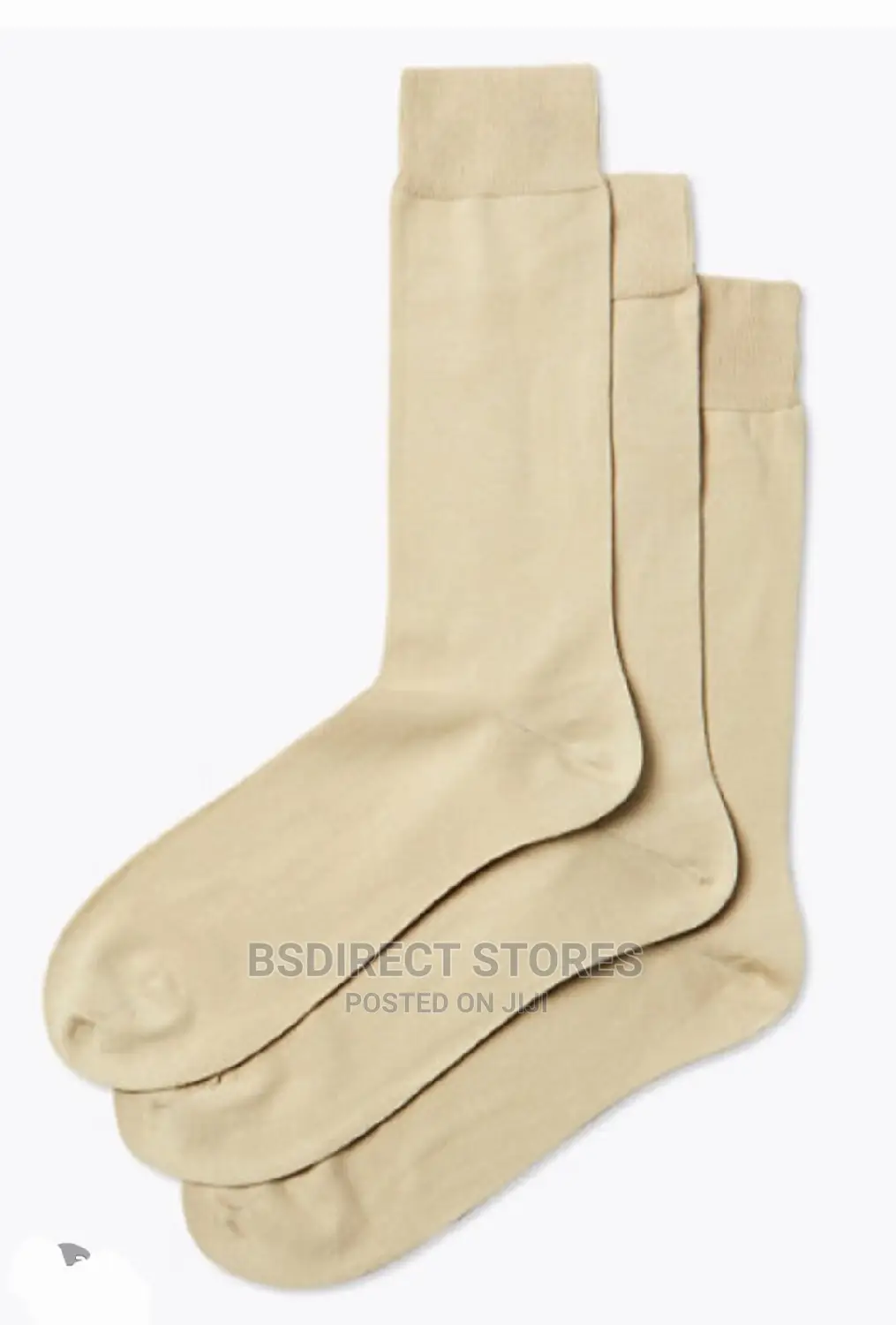 Marks and Spencer Beige 3pk Luxury Egyptian Cotton Rich Sock