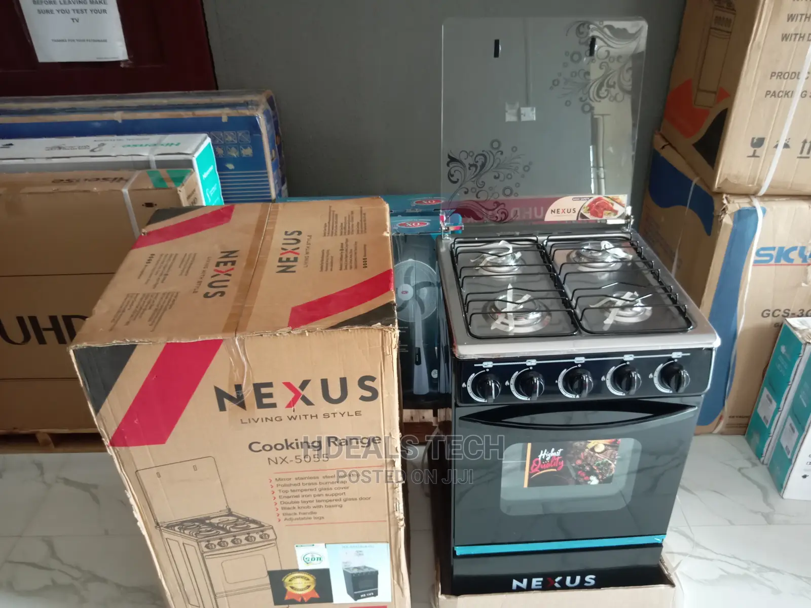 50x50 Nexus Standing Gas Cooker [NX-5055].