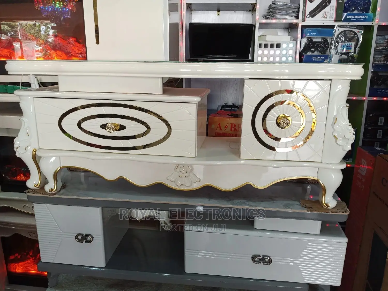 Classic Royal Imported Tv Stand With Drawers