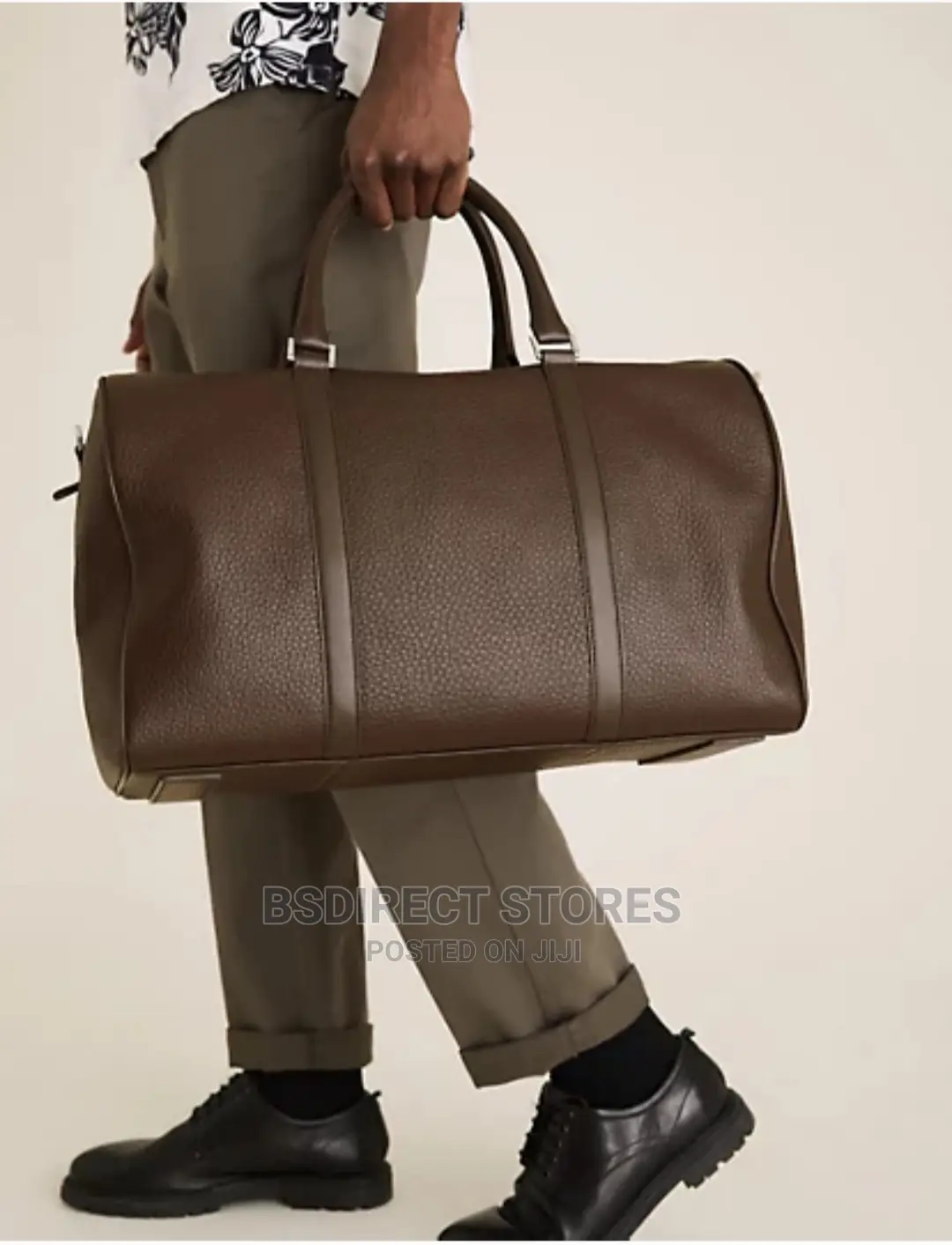 Marks And Spencer COLLECTION Luxury Leather Mens Weekend Bag