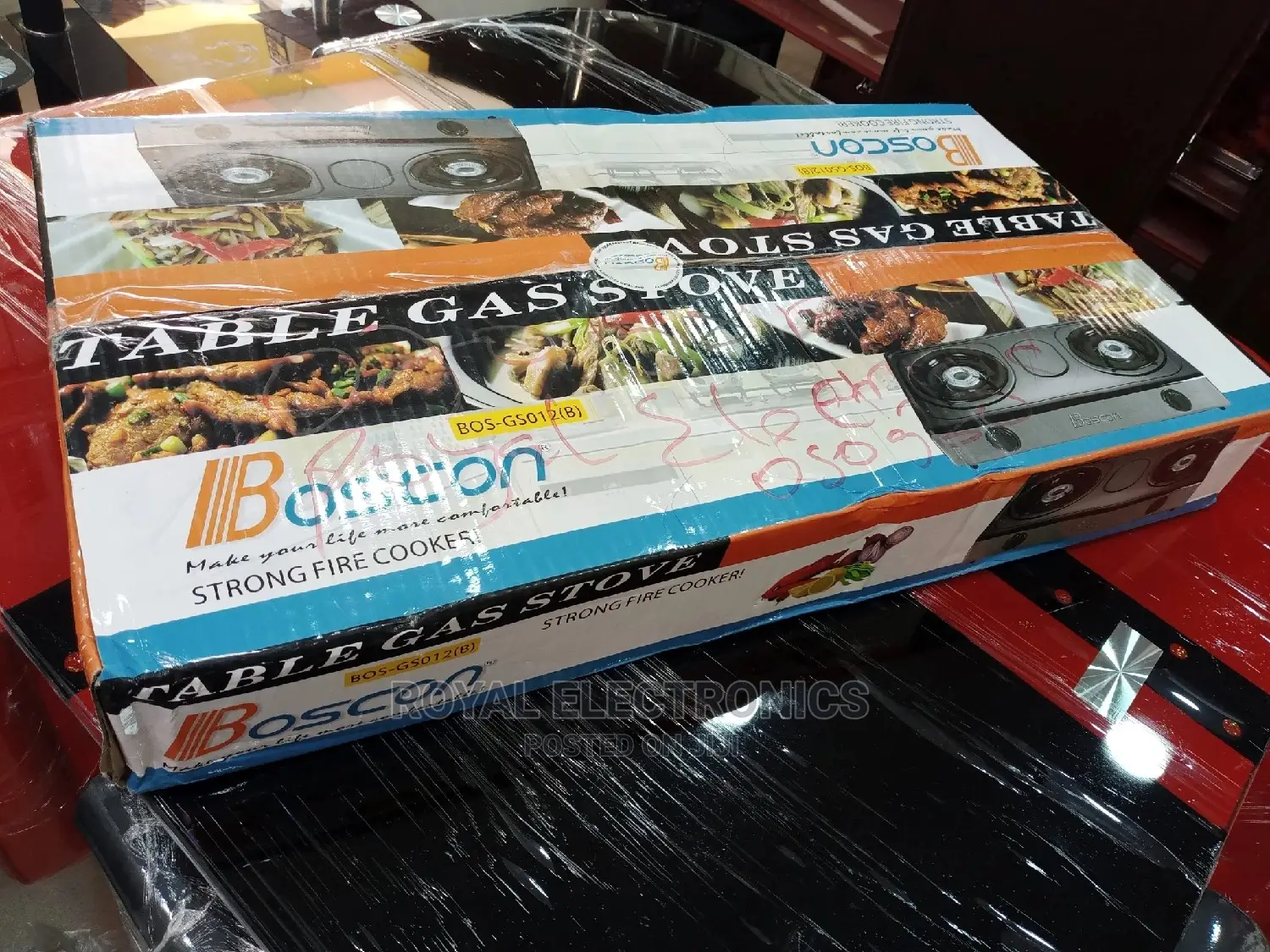 Brand New Boscon(Bos-Gs012) Stainless Table Gas Stove