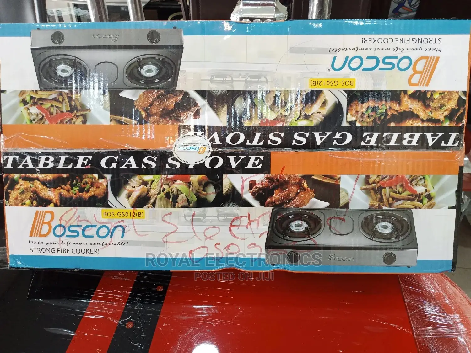 Latest Boscon(Bos-Gs012) Stainless Table Gas Stove