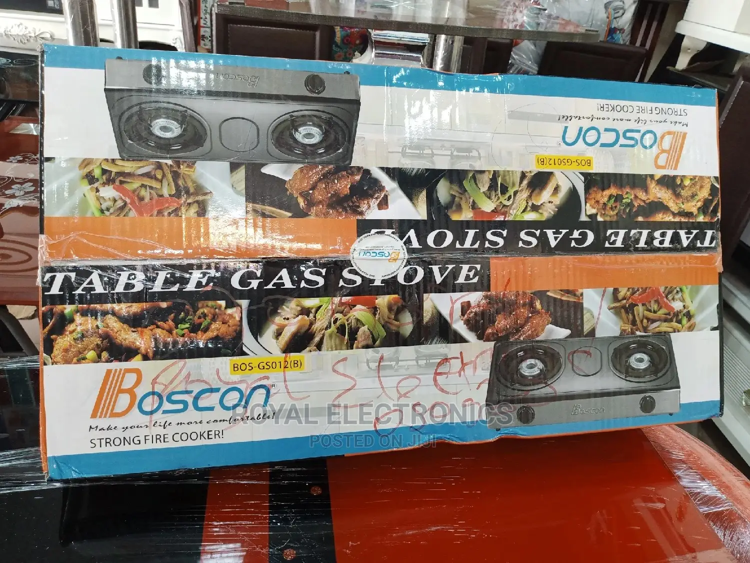 Latest Boscon(Bos-Gs012) Stainless Table Gas Stove