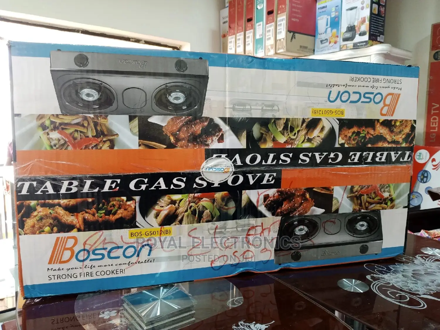 Standard Boscon(Bos-Gs012) Stainless Table Gas Stove
