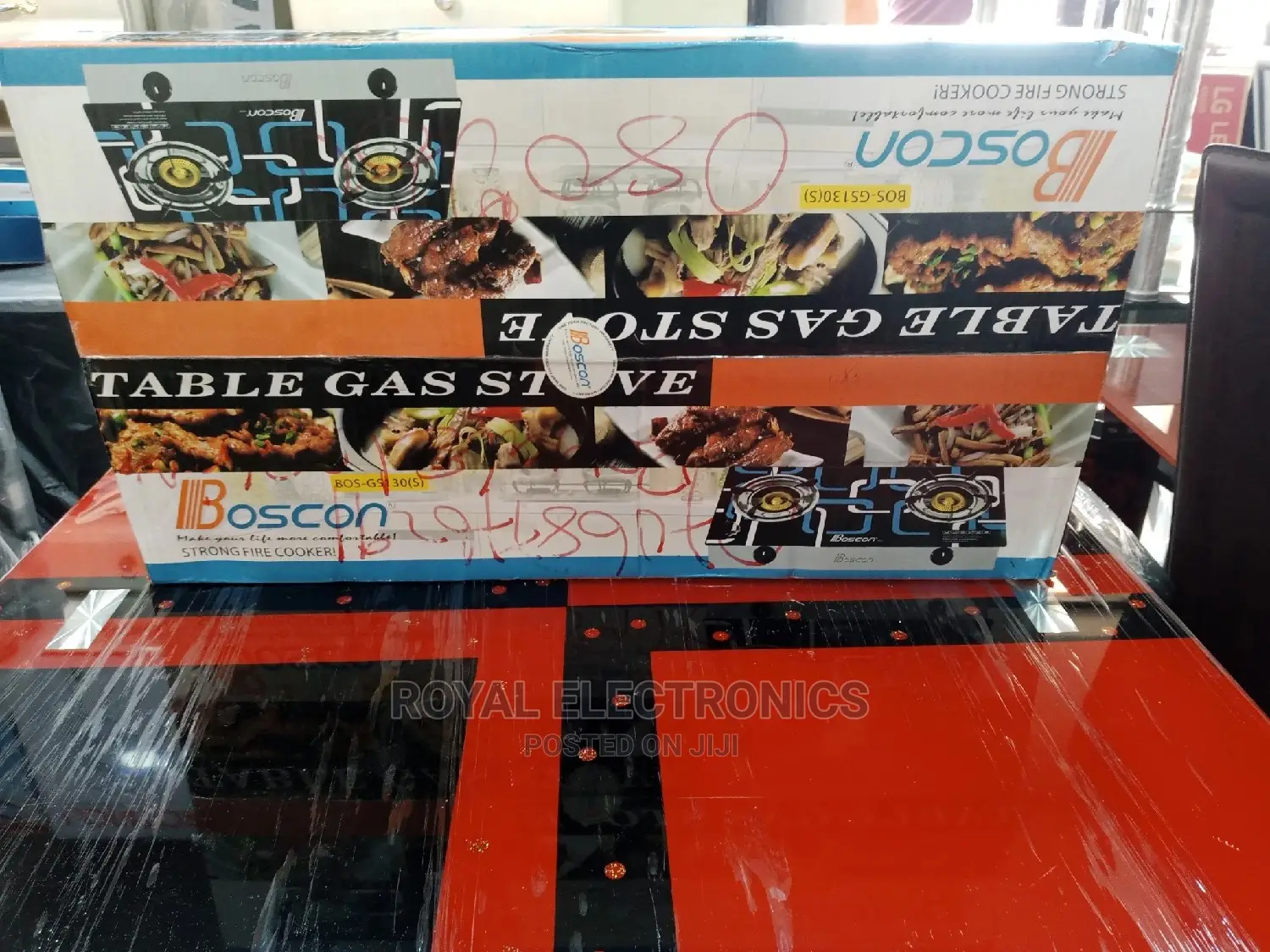 World Class Boscon Glass Top Table Gas Stove