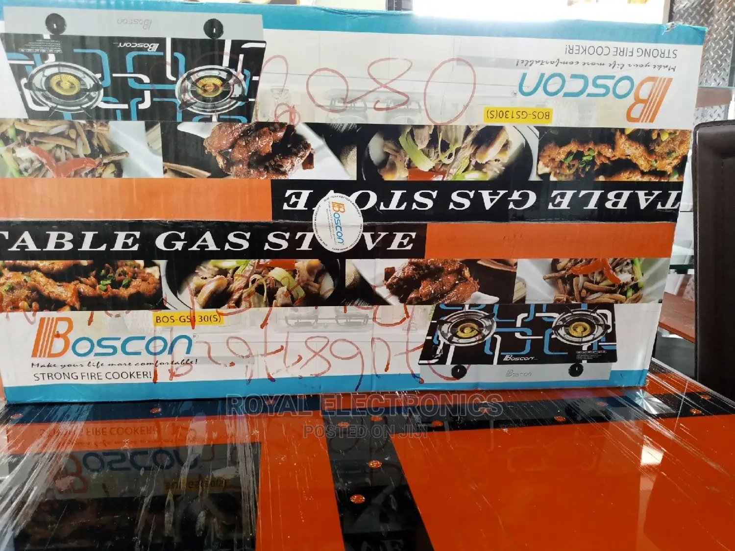 Better Choice Boscon Glass Top Table Gas Stove