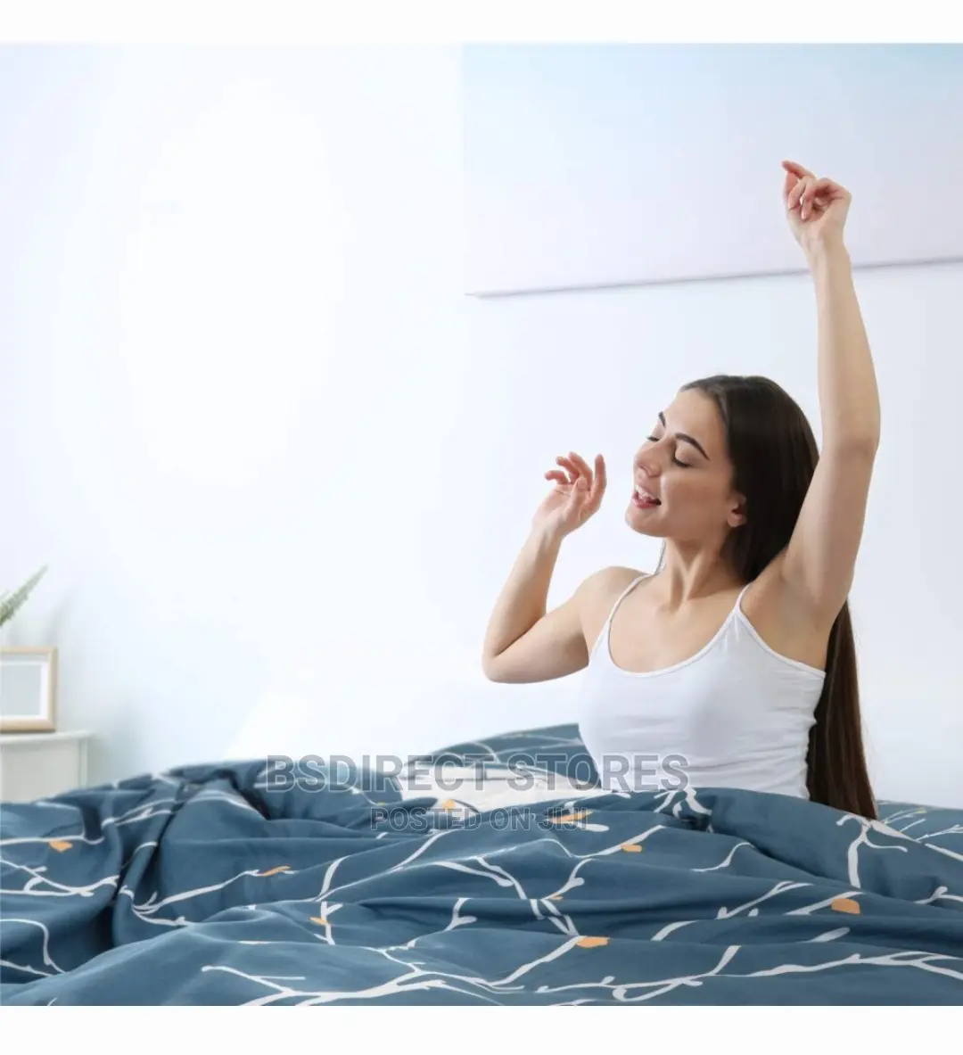 Bedsure Get Cozy Printed KING Duvet Cover + 2 Pillowcases