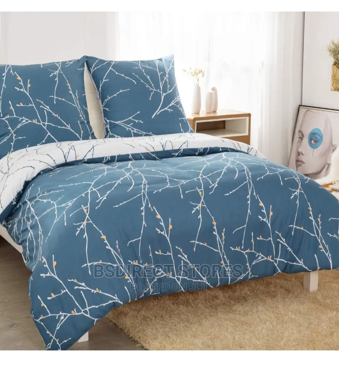Bedsure Get Cozy Printed KING Duvet Cover + 2 Pillowcases