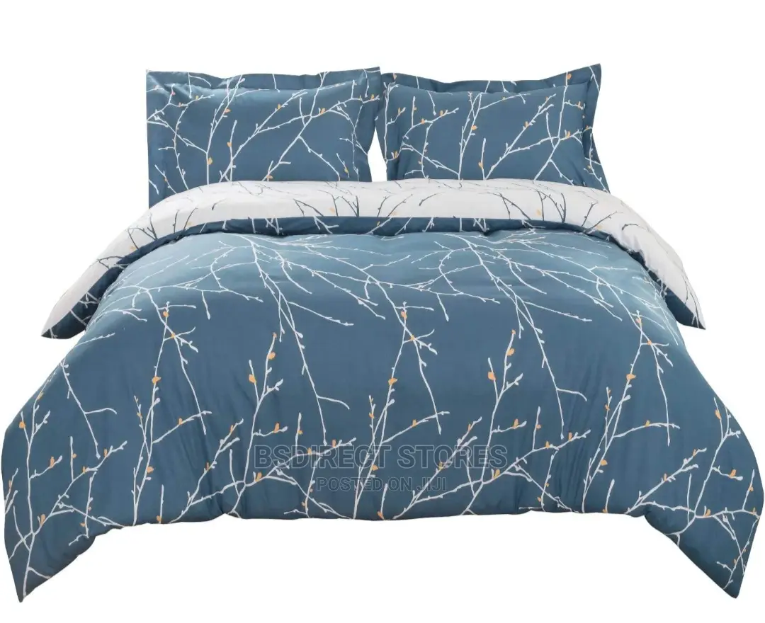 Bedsure Get Cozy Printed KING Duvet Cover + 2 Pillowcases