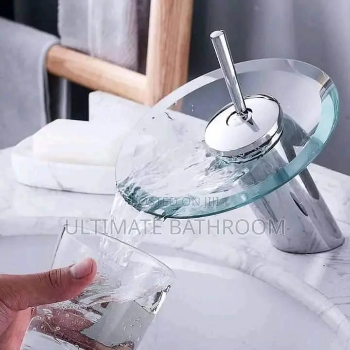 Glass Fountain Basin Mixer Tap