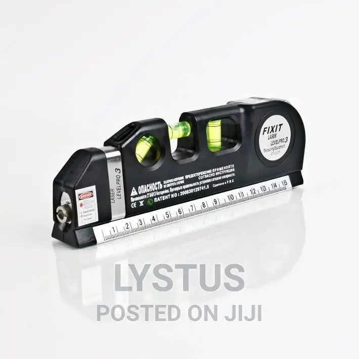 Multifunctional 3 in 1 Laser Spirit Level Plum With 8ft Tape