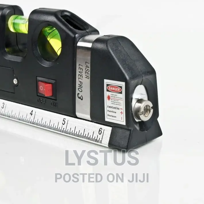 Multifunctional 3 in 1 Laser Spirit Level Plum With 8ft Tape