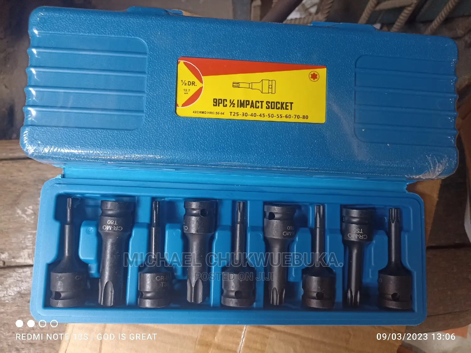 9pcs 1⁄2 Impact Socket