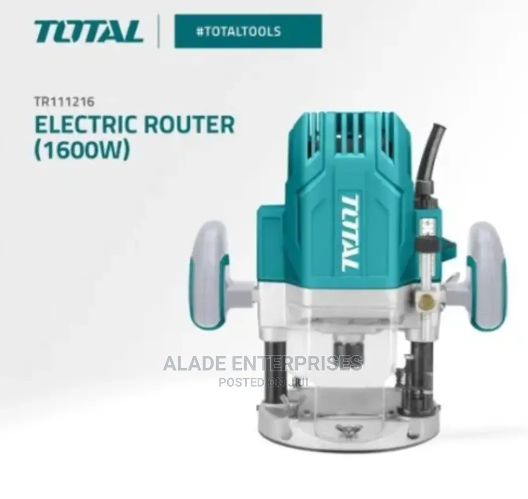 Total Electric Router 1600W Tr111216 (Blue) With Freebie