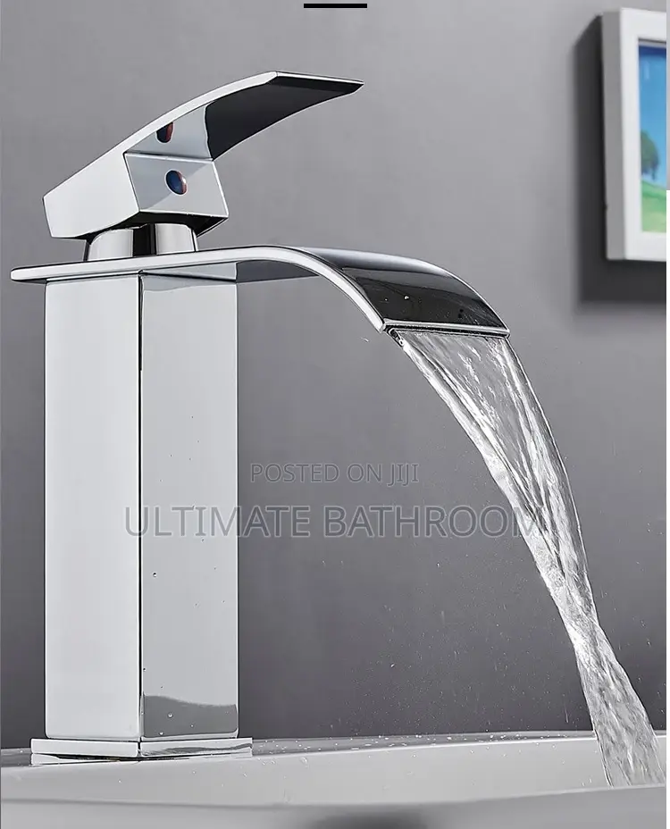 Chrome Waterfall Basin Mixer Tap