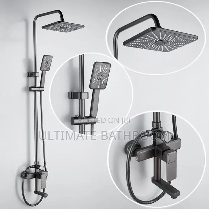 Brass Gray Shower