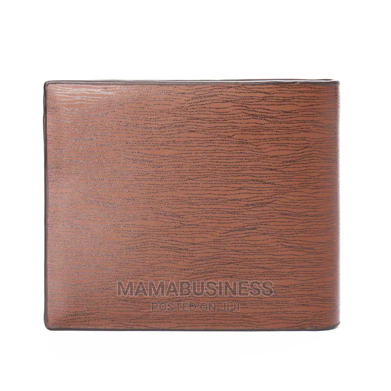 Men's Jinbaolai Leather Wallet - Brown