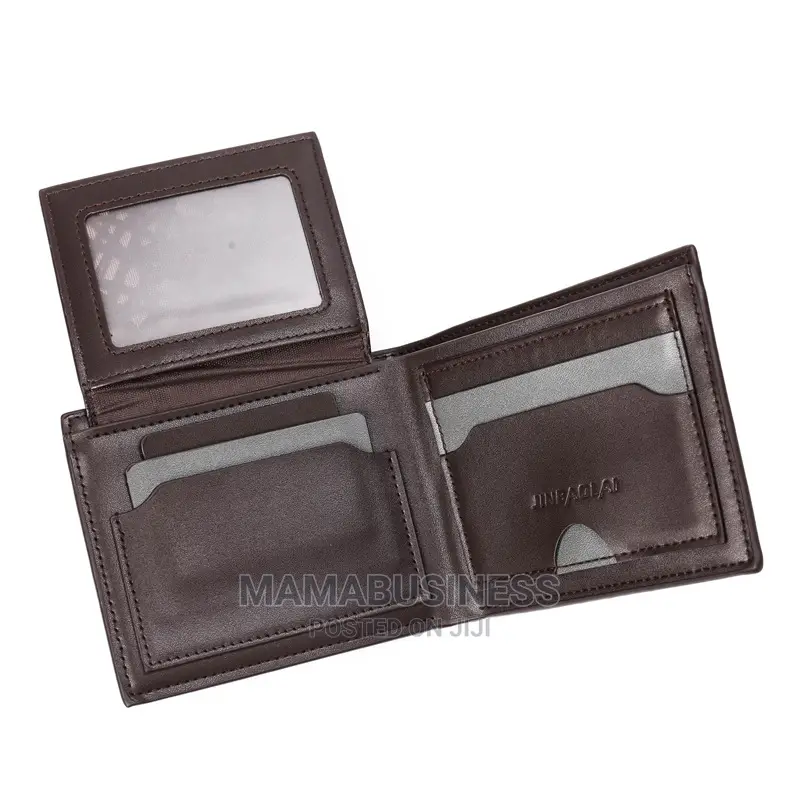 Men's Jinbaolai Leather Wallet - Brown