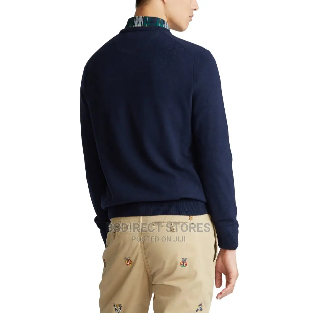 POLO RALPH LAUREN Polo Bear Chest Embroidery Wool Dweater