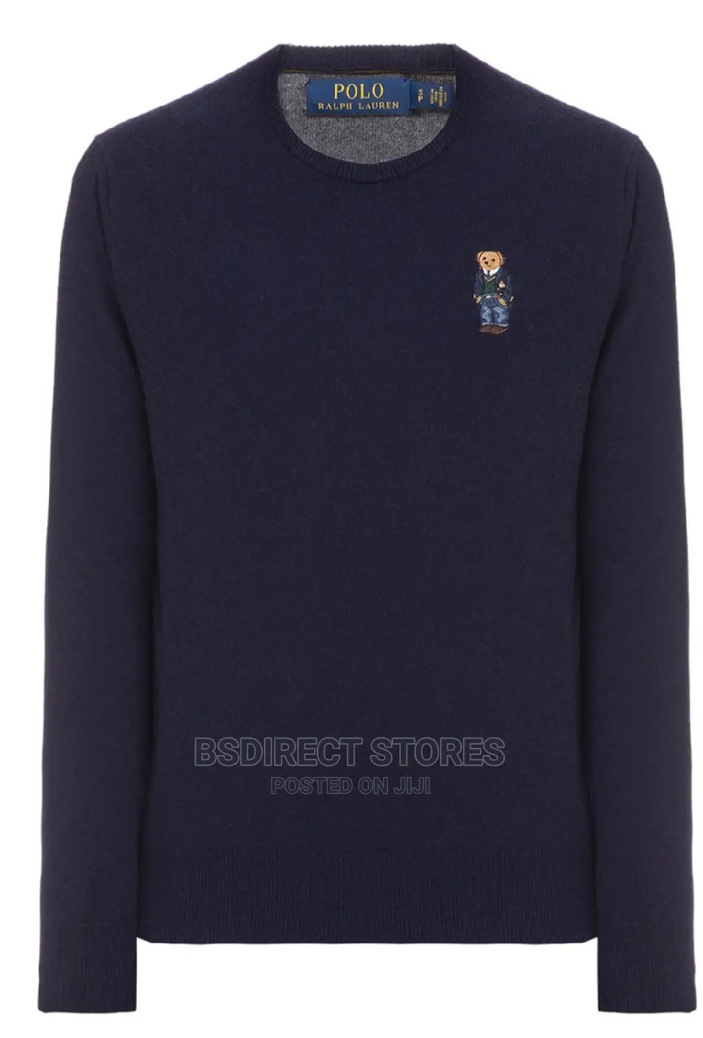 POLO RALPH LAUREN Polo Bear Chest Embroidery Wool Dweater