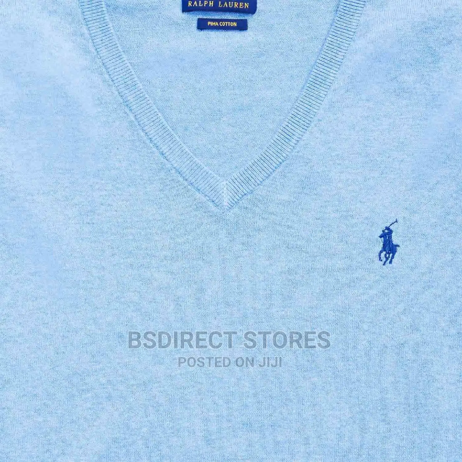 Polo Ralph Lauren Men's Merino v-Neck Polo Pony Logo Jumper