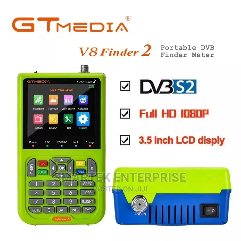 Gtmedia V8 Finder 2 Digital Satellite Finder Meter DVB-S/S2/
