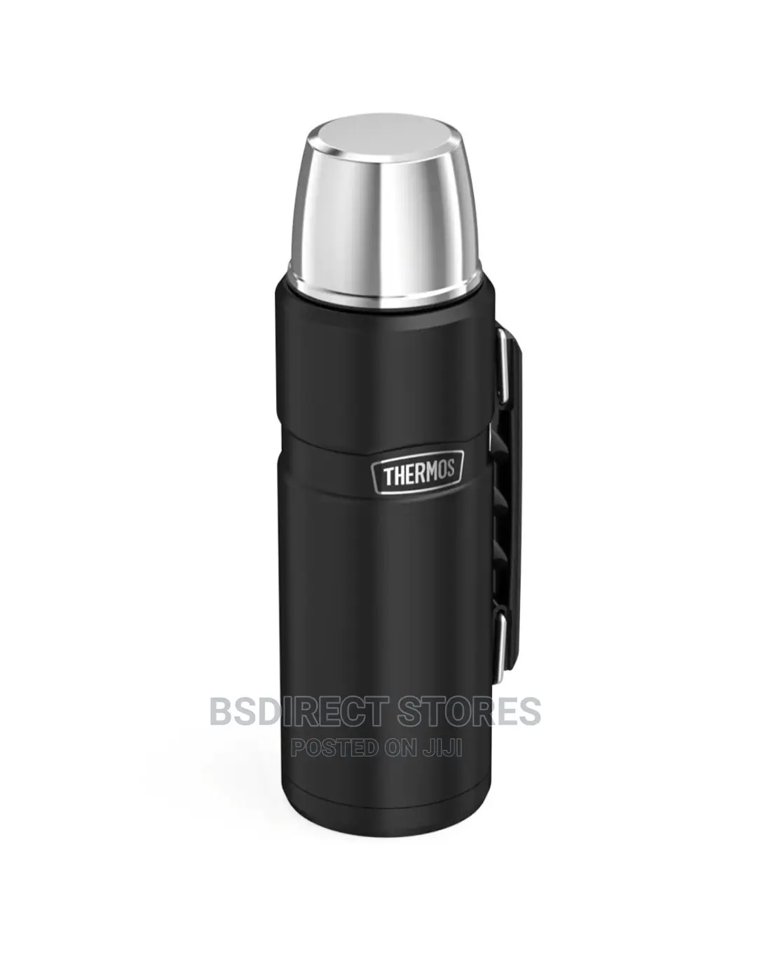 Genuine BLACK Thermos 1.2L King Stainless Steel Flask Vacuum