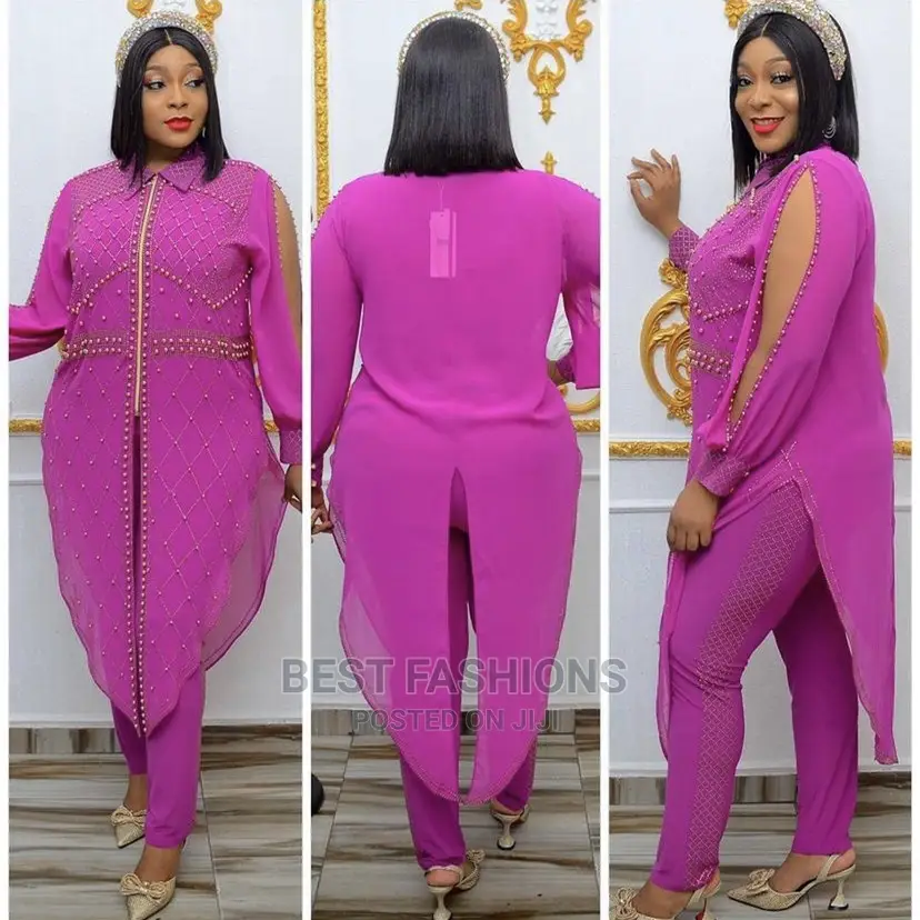 Female Quality Chiffon Top and Trousers