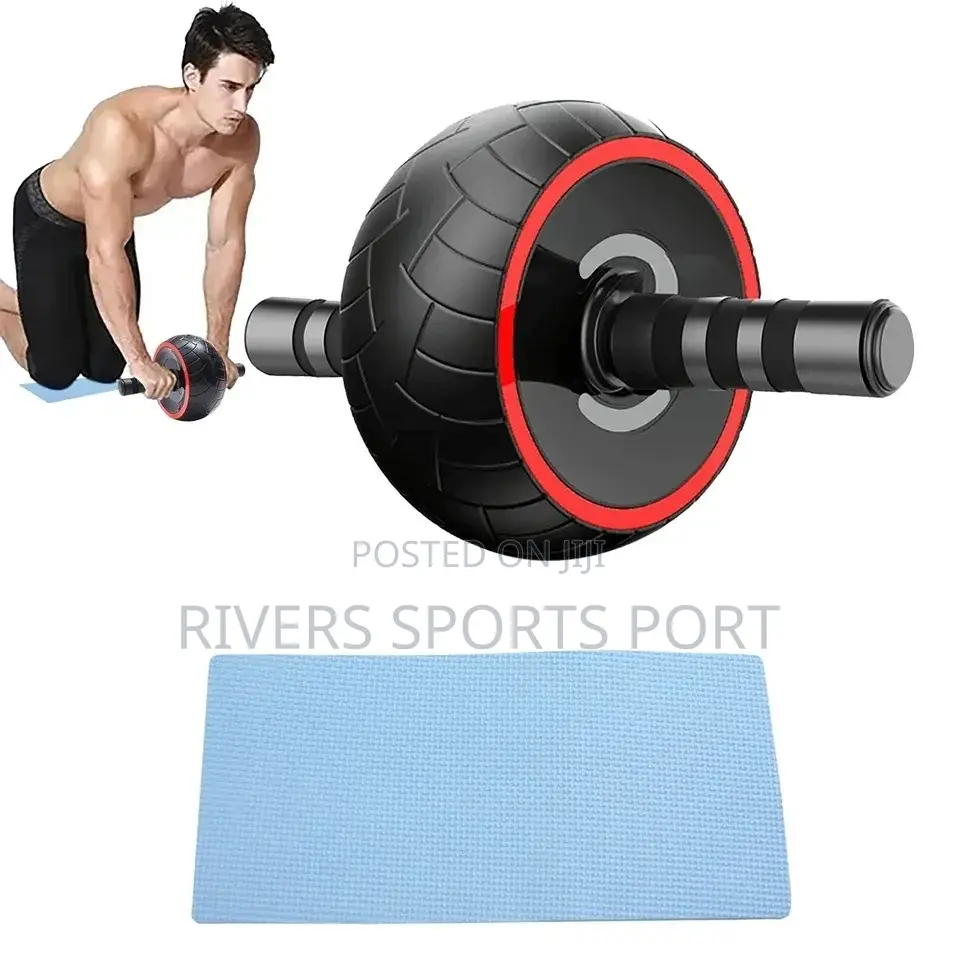 AB Roller No Noise Non-Slip AB Abdominal Wheel With Knee Mat