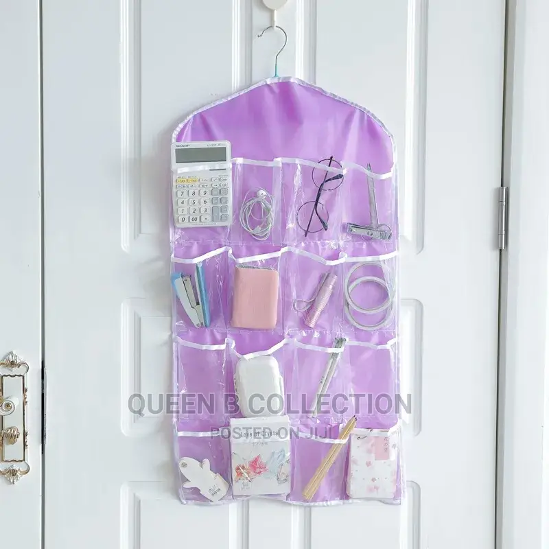 16 Pocket Hanging Tool Bag, Socks,Bra Underwear Rack Hanger