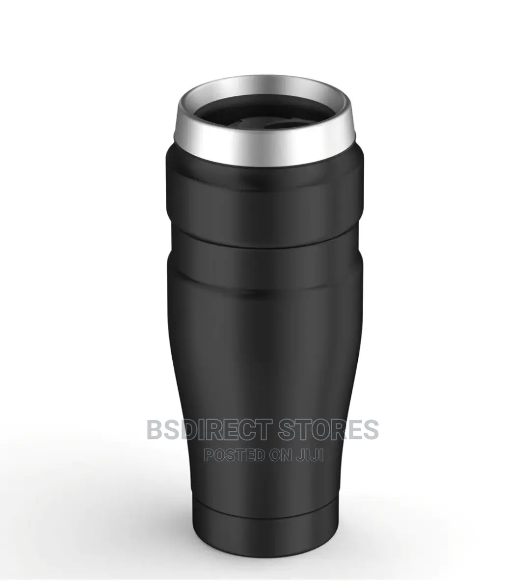 Thermos BLACK Stainless Steel Insulated King Travel Tumbler