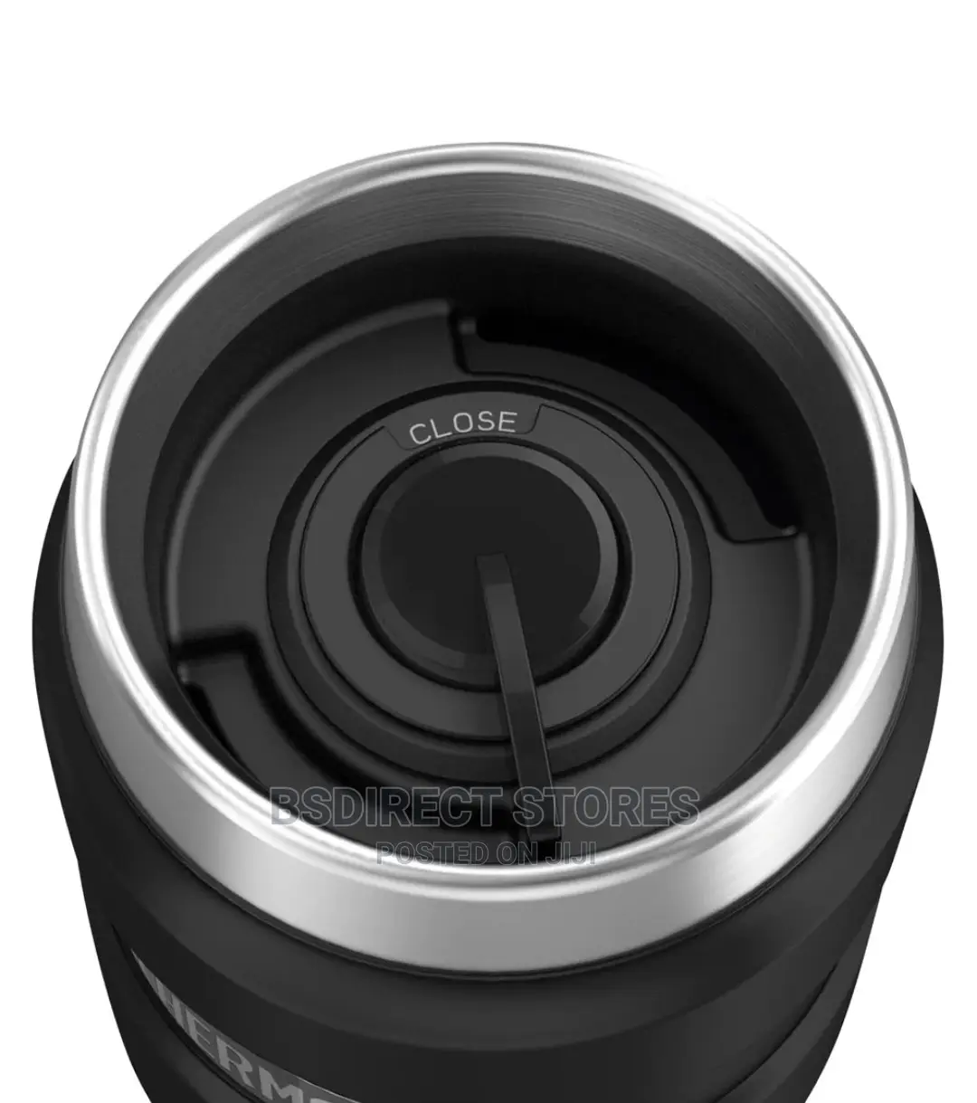 Thermos BLACK Stainless Steel Insulated King Travel Tumbler