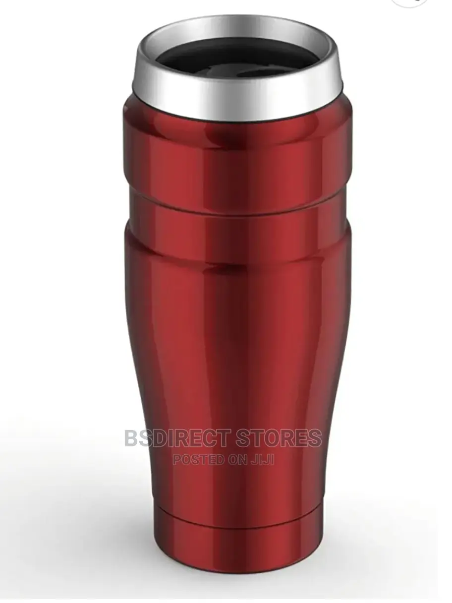 Thermos RED Stainless Steel Insulated King Travel Tumbler