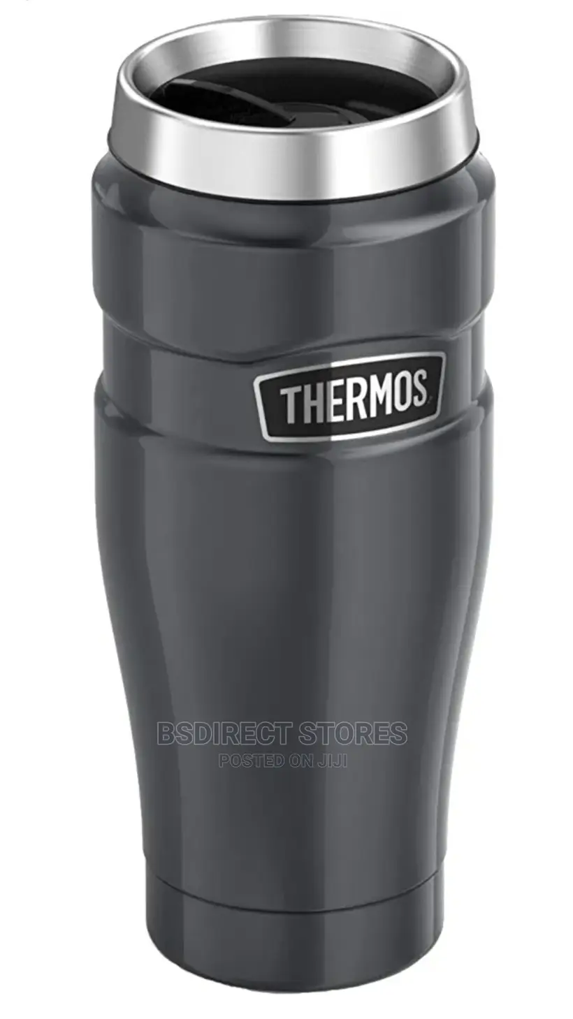 Thermos GUN METAL Stainless Steel Insulated Travel Tumbler
