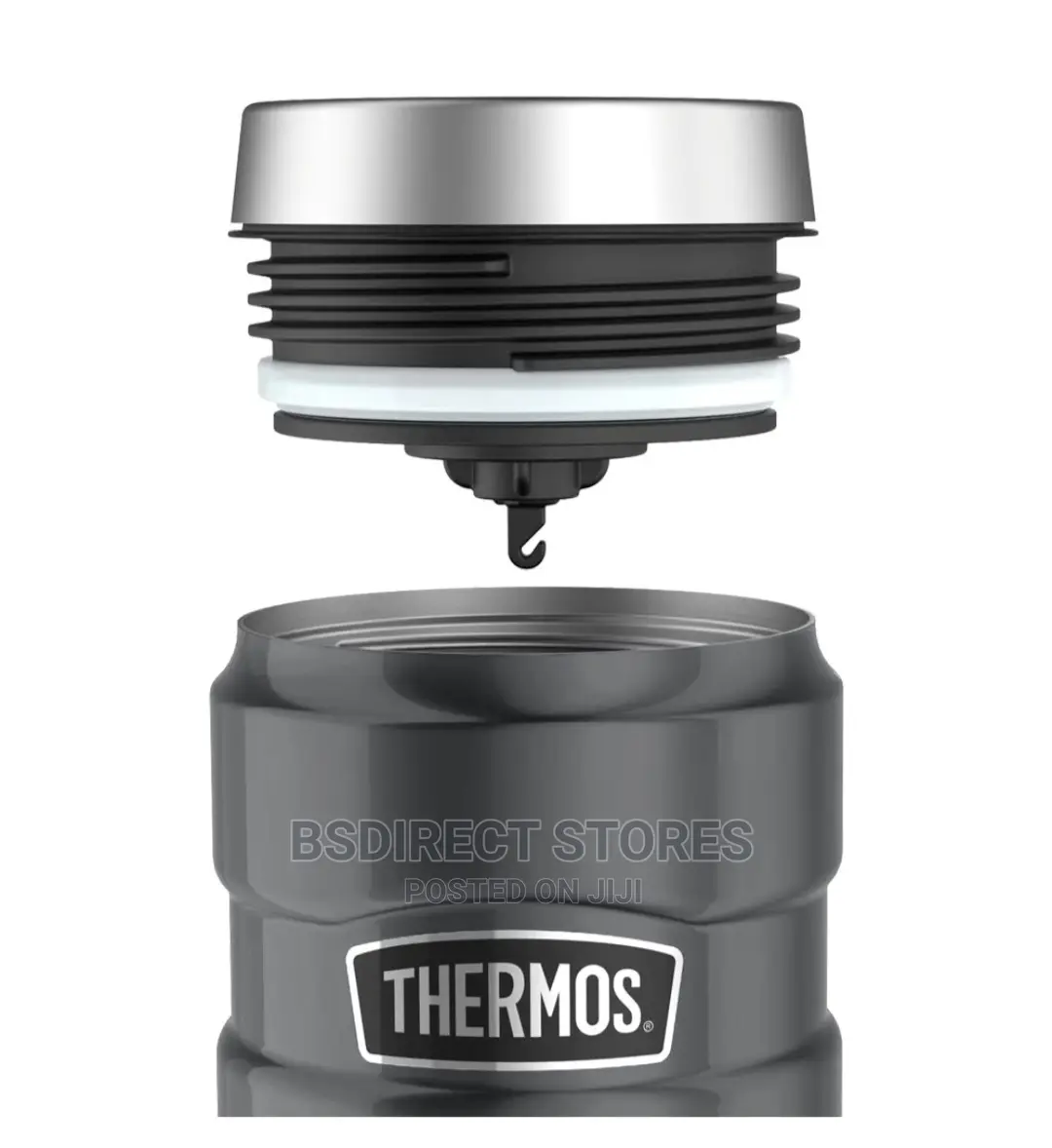 Thermos GUN METAL Stainless Steel Insulated Travel Tumbler