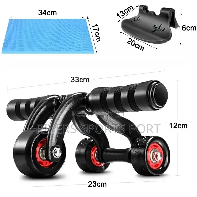 Big 3w Multifunctional Abdominal AB Roller/Wheel Push Up Bar
