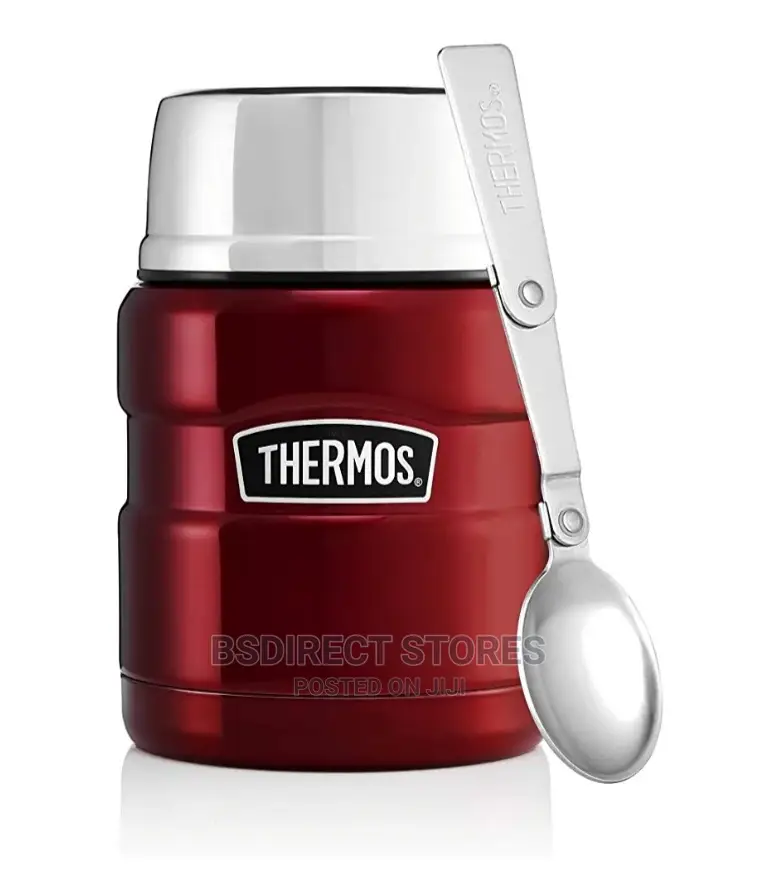 Thermos RED Stainless Steel Insulated King Food Flask