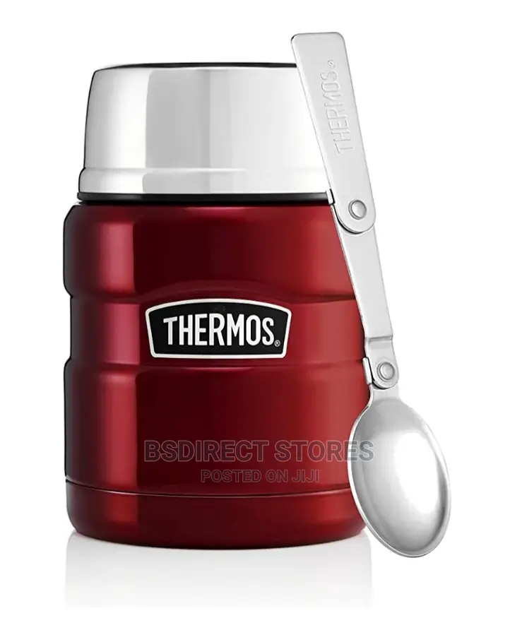 Thermos RED Stainless Steel Insulated King Food Flask