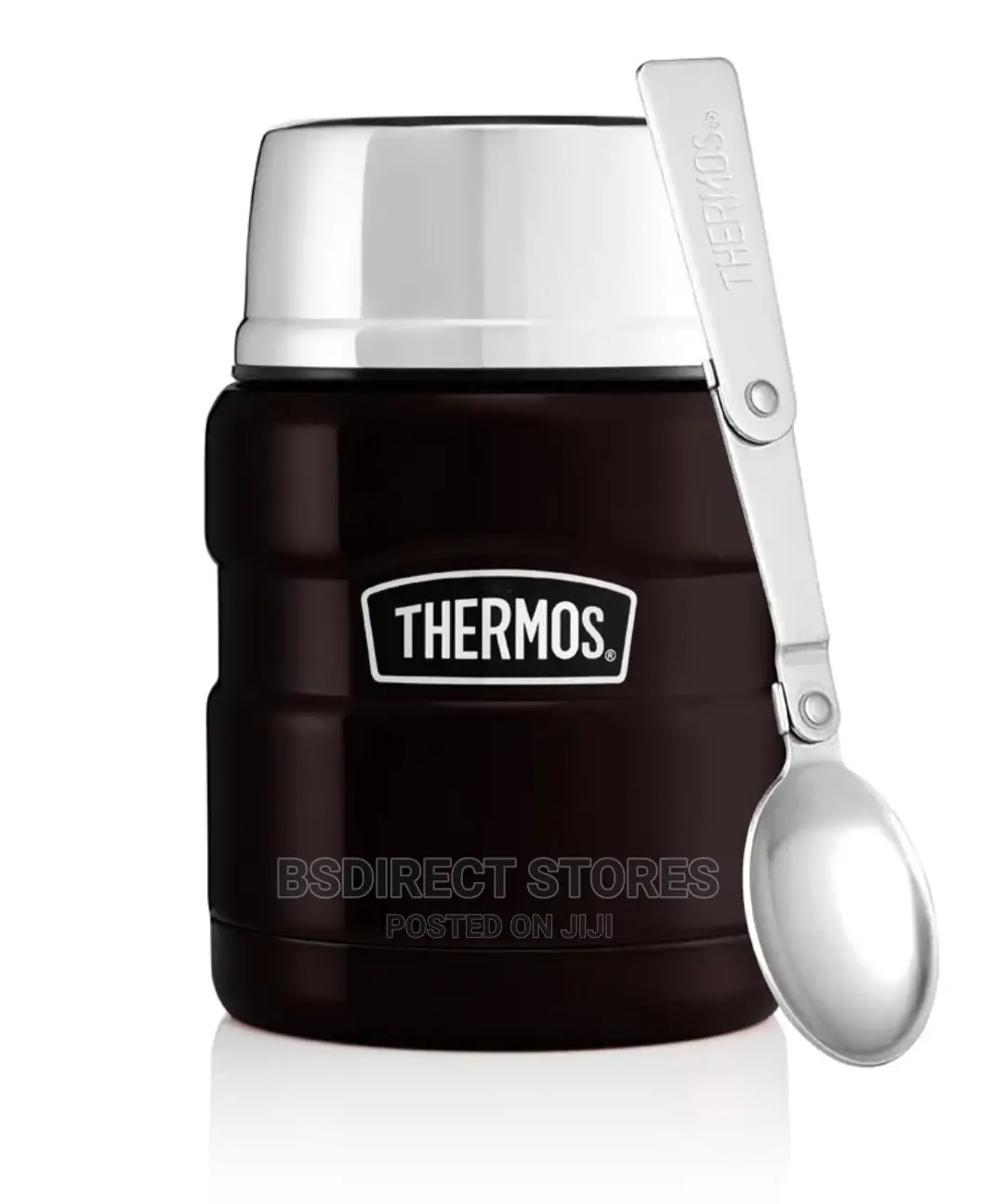 Thermos BLACK Stainless Steel Insulated King Food Flask