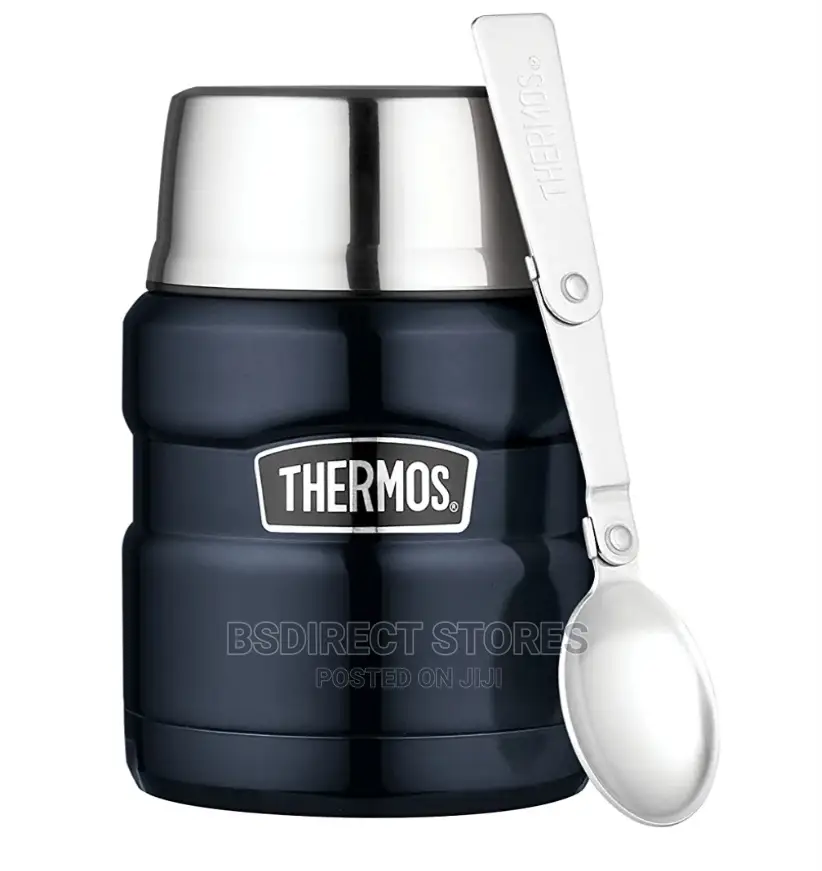 Thermos MIDNIGHT BLUE Stainless Steel Insulated Food Flask