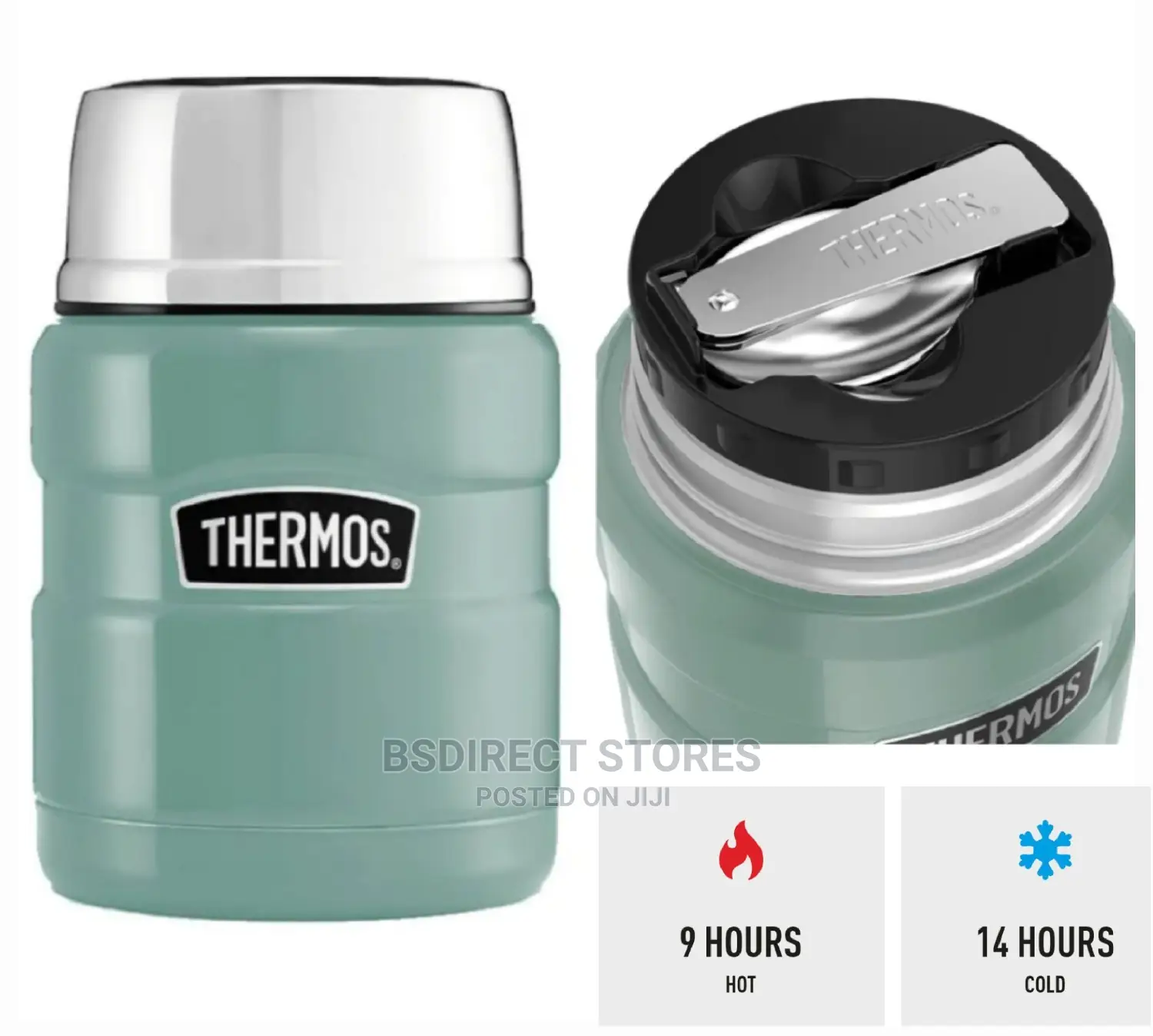 Thermos DUCK EGG Stainless Steel Insulated King Food Flask
